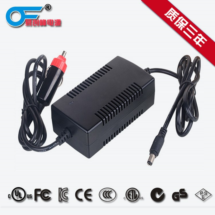 車(chē)載12V4A電源適配器 12V-36V輸入車(chē)載開(kāi)關(guān)電源 質(zhì)保三年