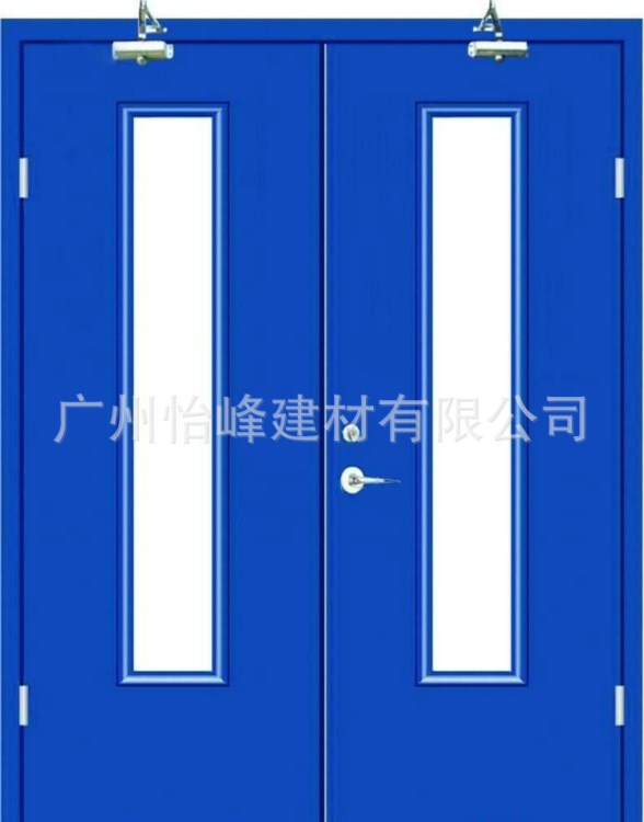 乙防火玻璃門丨鋼質防火玻璃門丨雙開防火玻璃門丨海南防火玻璃門