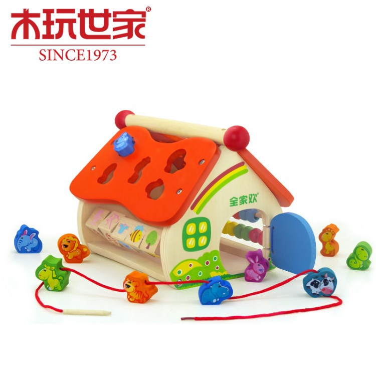 木玩世家  動物智慧屋 拼圖類益智玩具 支持定制益智玩具QJH-2101