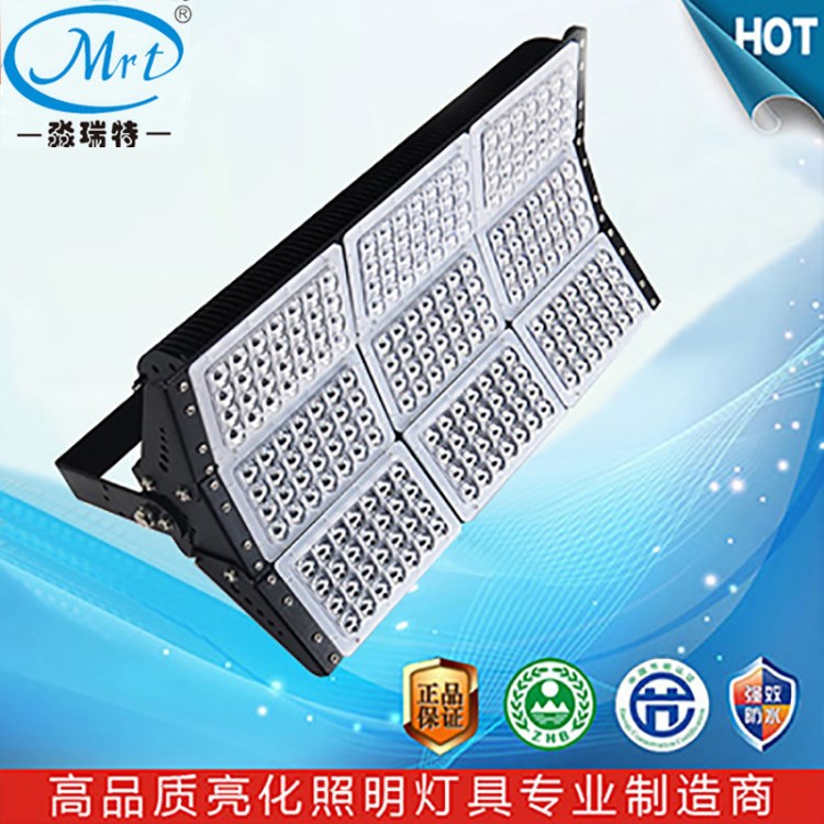 LED單色RGBW隧道廣告牌碼頭可調角度模組投光投射塔吊高桿燈540W
