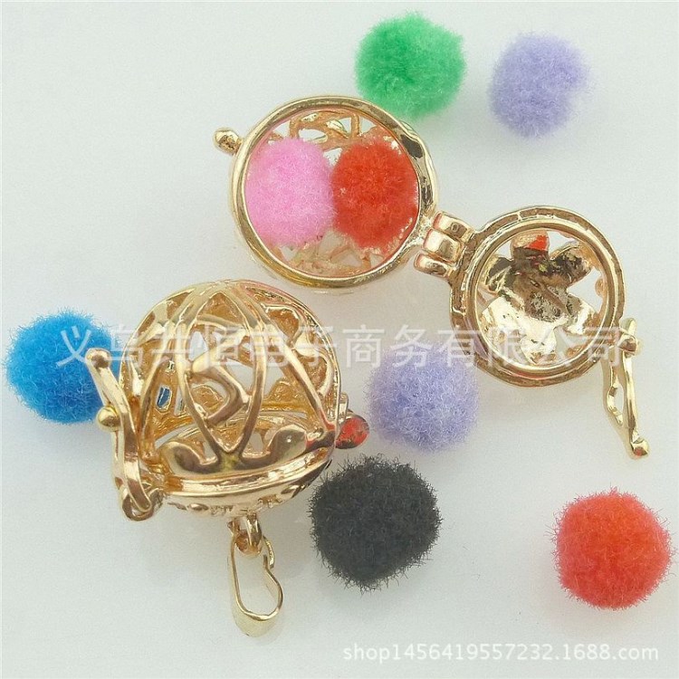 可打開 鏤空 樹葉相盒 吊墜 精油擴(kuò)散器 locket 魔盒 2個(gè)/包