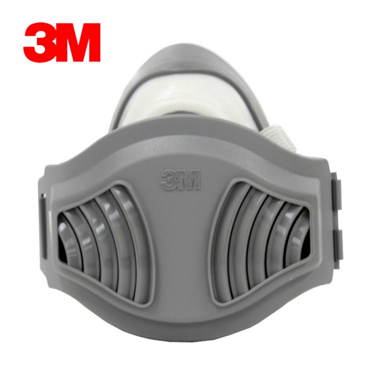 3M1211防毒面具顆粒物呼吸防護套裝工業(yè)防塵過濾式半面罩