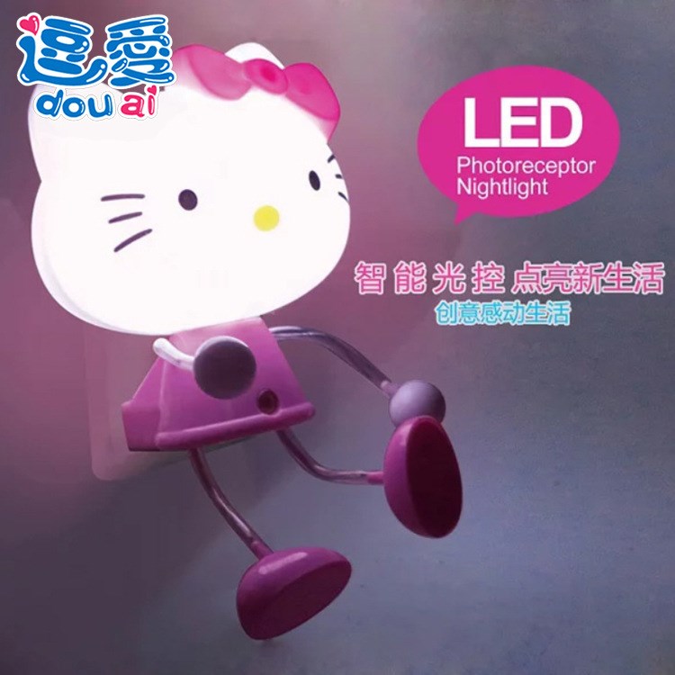 家用創(chuàng)意兒童小夜燈 卡通led節(jié)能裝飾燈 光控智能小夜燈廠家批發(fā)