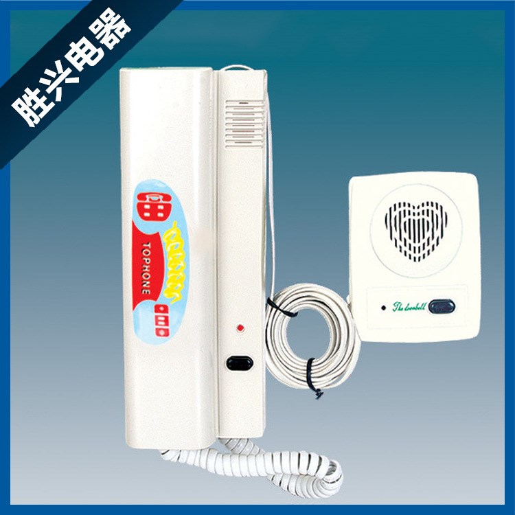 批发TENGLE有线楼宇对讲门铃 交直流专线对讲机TL-108AC\DC