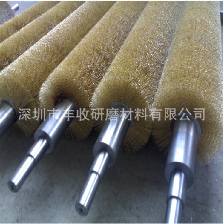 廠家直銷 清洗機(jī)毛刷輥 尼龍絲拋光毛刷輥 去毛刺毛刷輥 批發(fā)