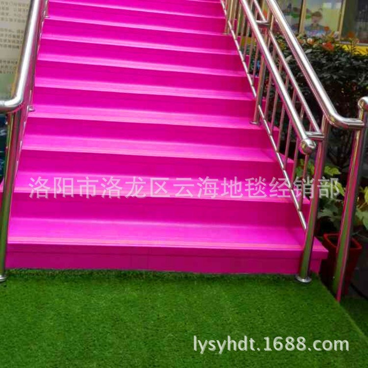 pvc塑膠樓梯整體踏步同質透心色彩豐富顏麗 幼兒園樓梯