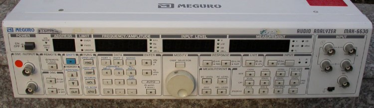 目黑MAK-6630音頻分析儀 10Hz～110kHz