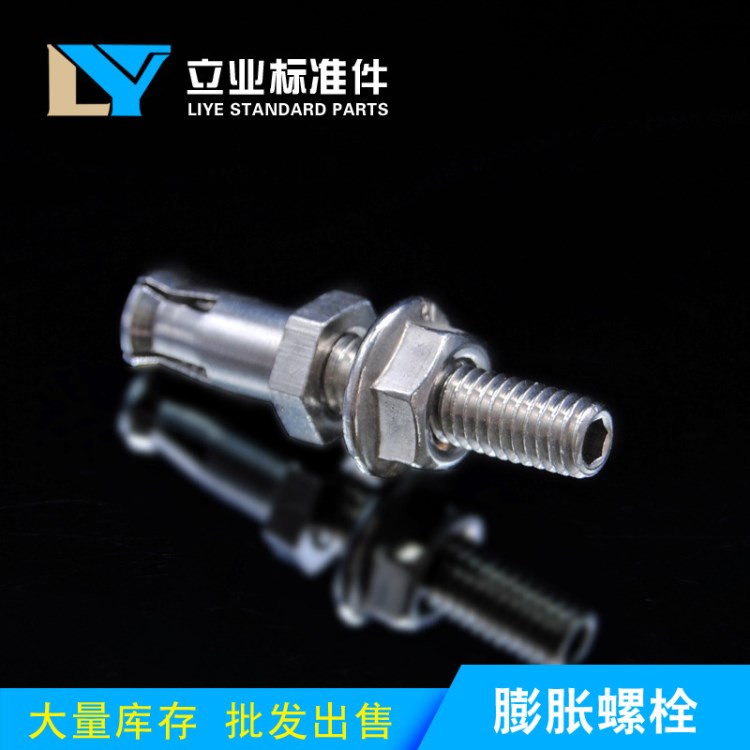 M6-M8/304不銹鋼背栓螺絲 敲擊式背栓螺拴 旋進式背栓 膨脹螺栓