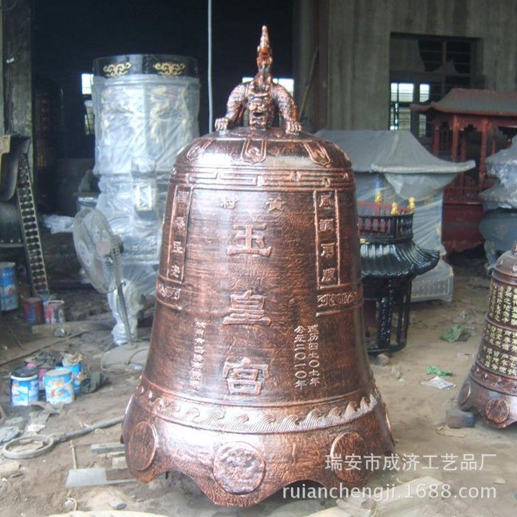 定制佛具佛教用品寺廟銅鐘 澆筑古樸佛門銅鐘