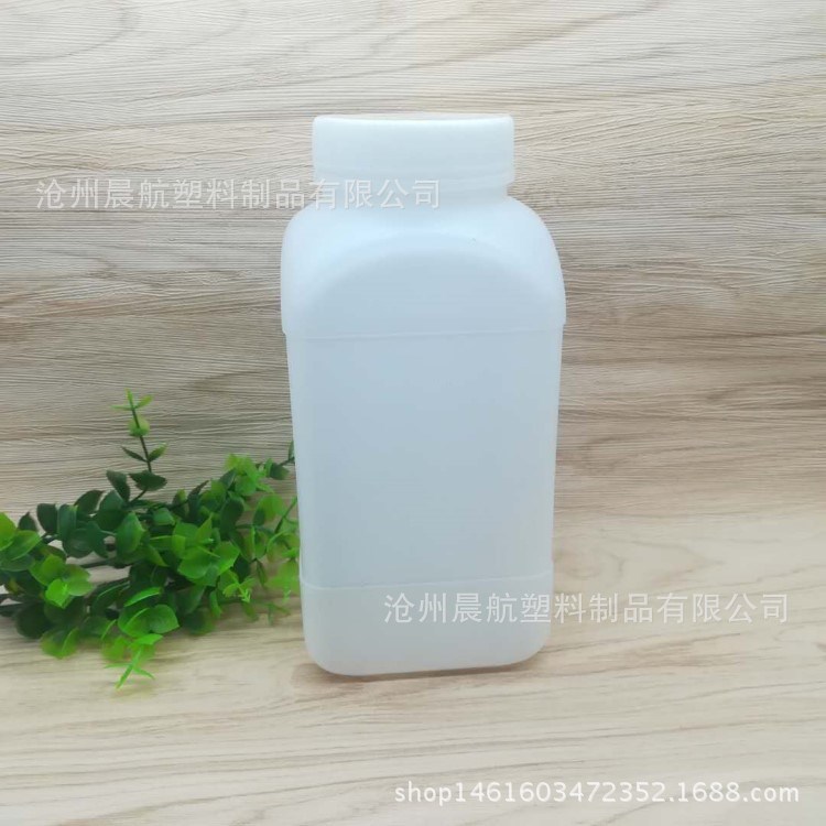 現(xiàn)貨1000ml 大口塑料瓶試劑瓶帶內(nèi)蓋方形化工瓶