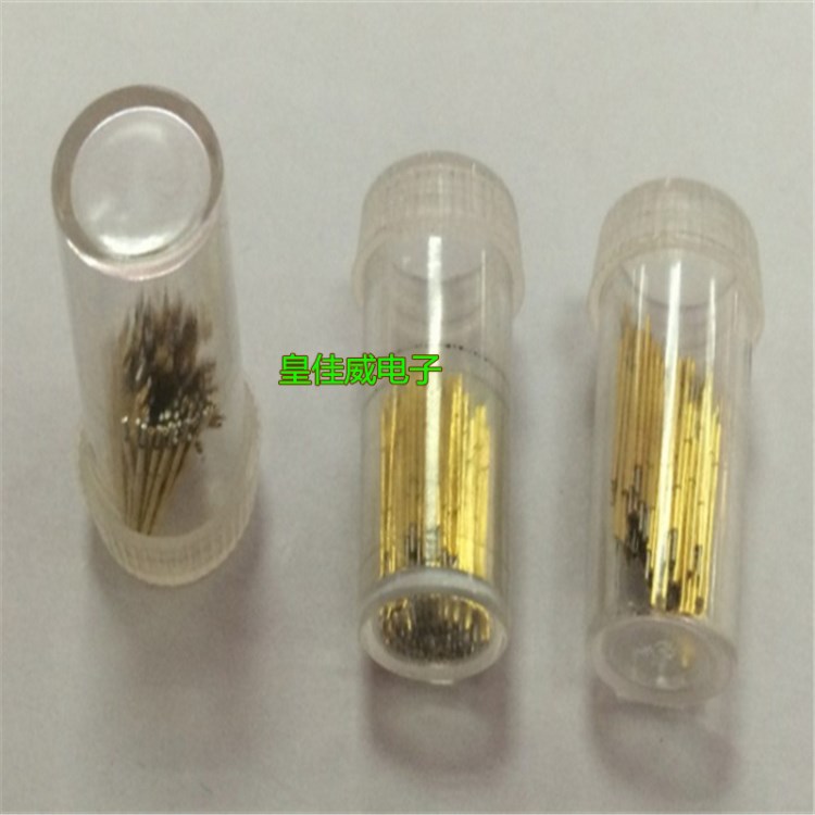 華榮探針P038-D(平頭) 測試針,總長12mm,針管直徑0.38mm