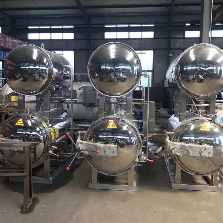 烤鸭蛋加工设备五香卤蛋真空包装杀菌锅猪头肉杀菌设备