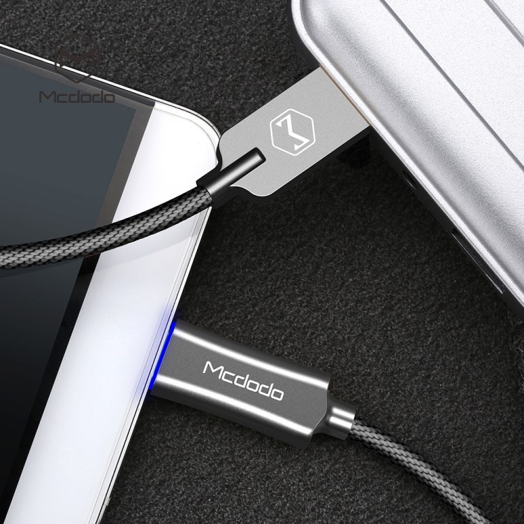 麥多多type-c數據線智能斷電華為p10榮耀v9三星s8樂視2快充1.5米