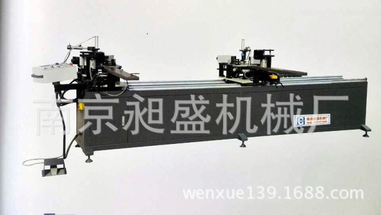 供應LM2-100*3000雙頭組角機,鋁合金幕墻加工設備 雙頭組角機