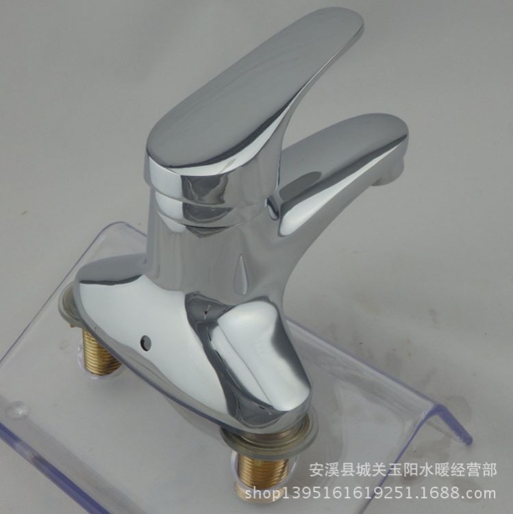 廠家批發  （銅）賽洛兩聯臉盆冷熱水龍頭  展運隆衛浴水暖潔具