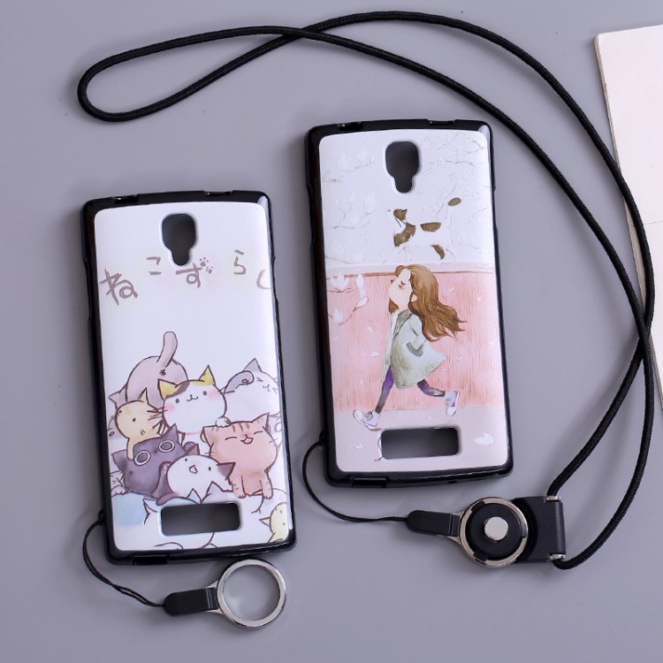 oppo1107手機殼掛繩女款防摔oppor831s個性創意1105卡通可愛素材