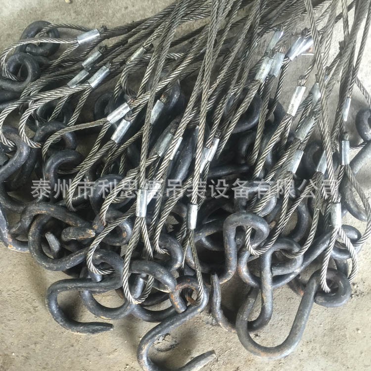 鍍鋅鋼絲繩索具 建筑起重吊裝 捆綁吊物 一環死索鋼絲繩吊具