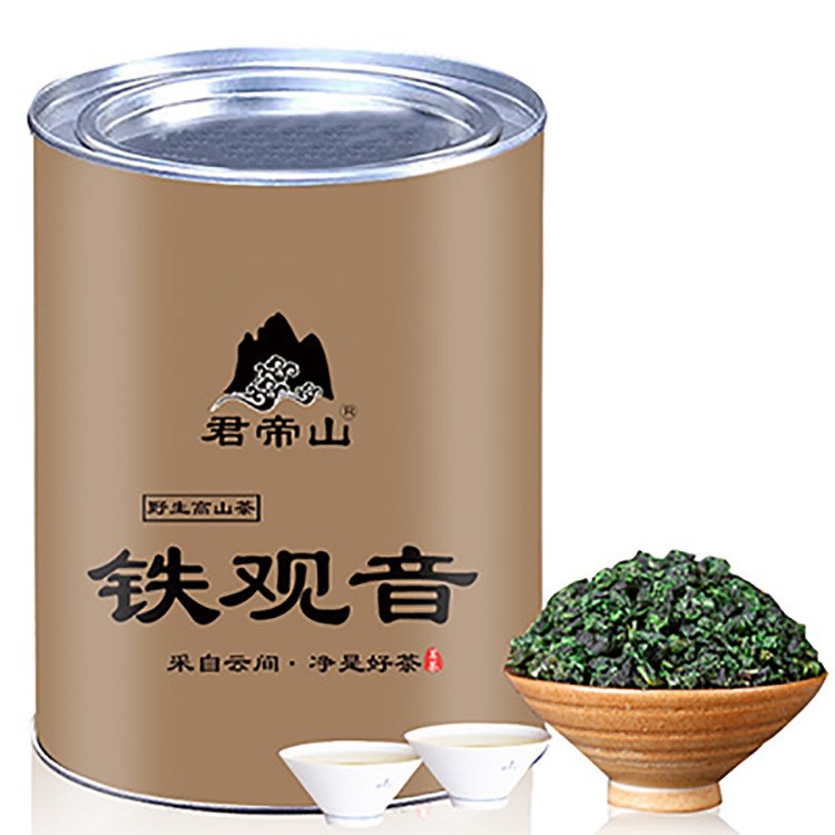 福建 安溪鐵觀音 清香型 原產(chǎn)地茶葉 罐裝100g 中秋茶葉禮盒