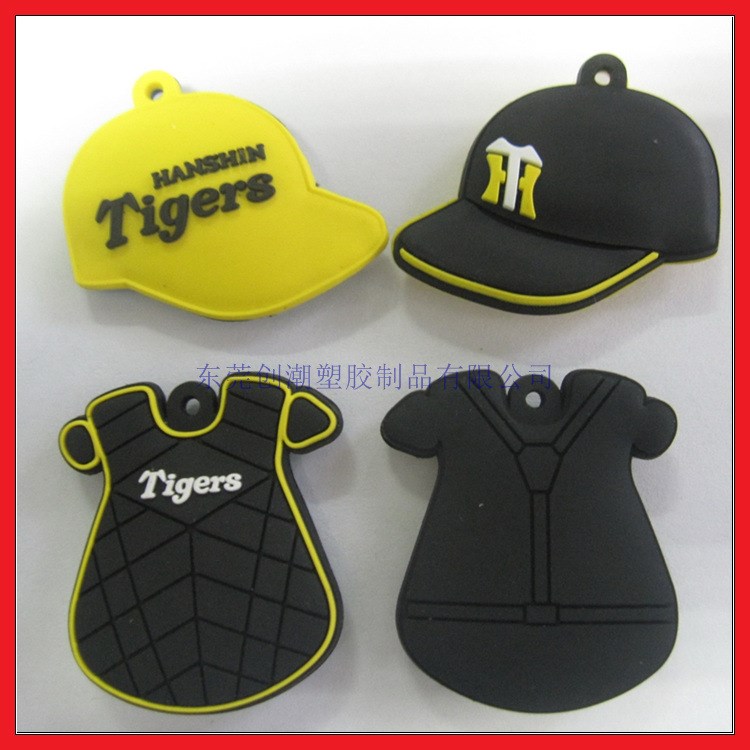 日本職棒聯(lián)盟阪神虎隊服隊帽HANSHIN TIGERS PVC球服球帽贈品吊飾