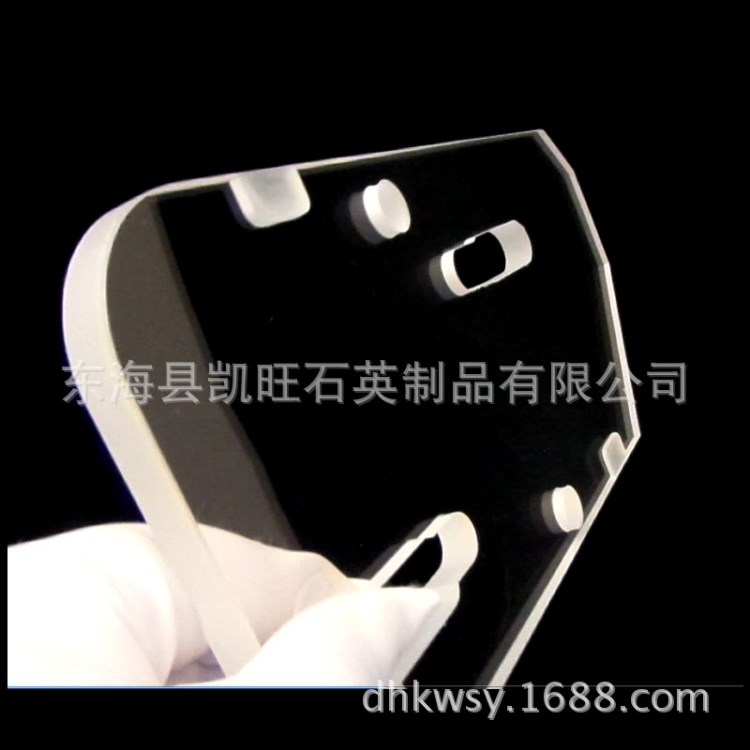 特別加工石英方片帶孔石英片