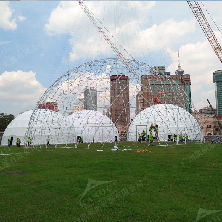 15米北京球形篷房 戶外展覽慶典圓頂帳篷 -提供搭建服務(wù)