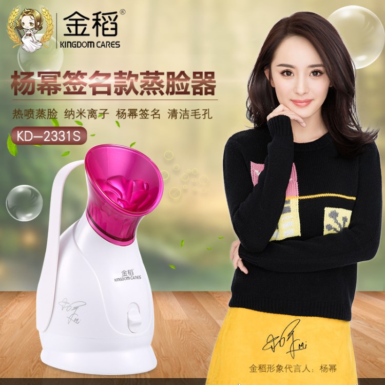 金稻蒸臉器KD-2331S熱噴蒸臉機(jī)家用離子噴霧器美容儀補(bǔ)水器加濕器