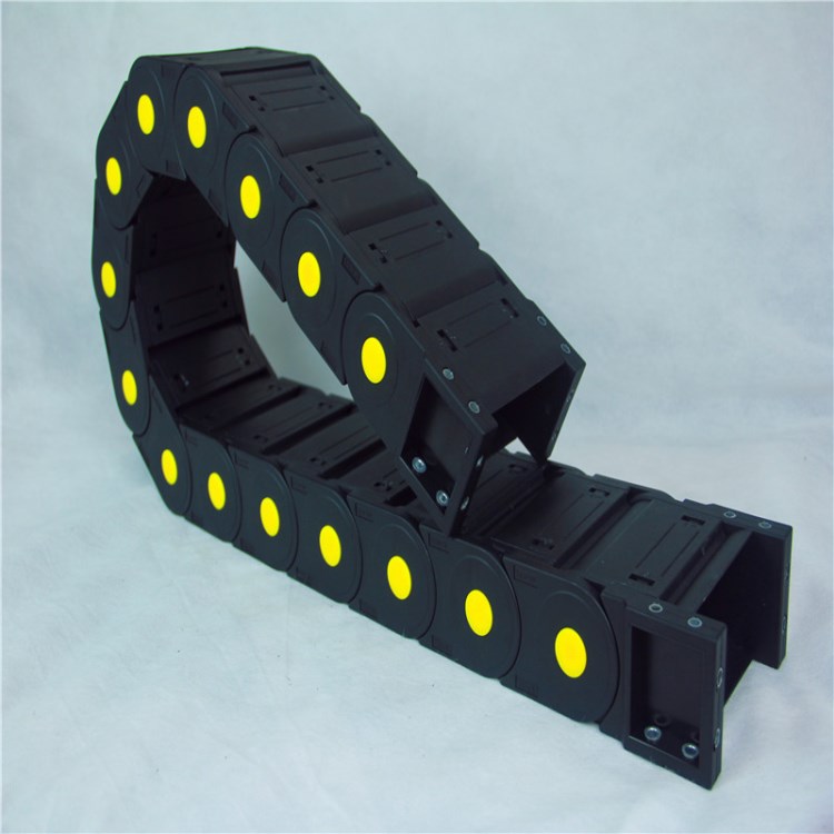 機床附件批發65*130電氣設備用電纜坦克鏈，廣東江門拖鏈