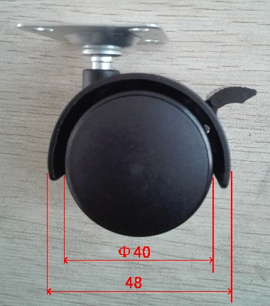 廠家低價供應垃圾桶衣架收納柜家具、嬰兒車帶平板萬向輪尼龍PA40