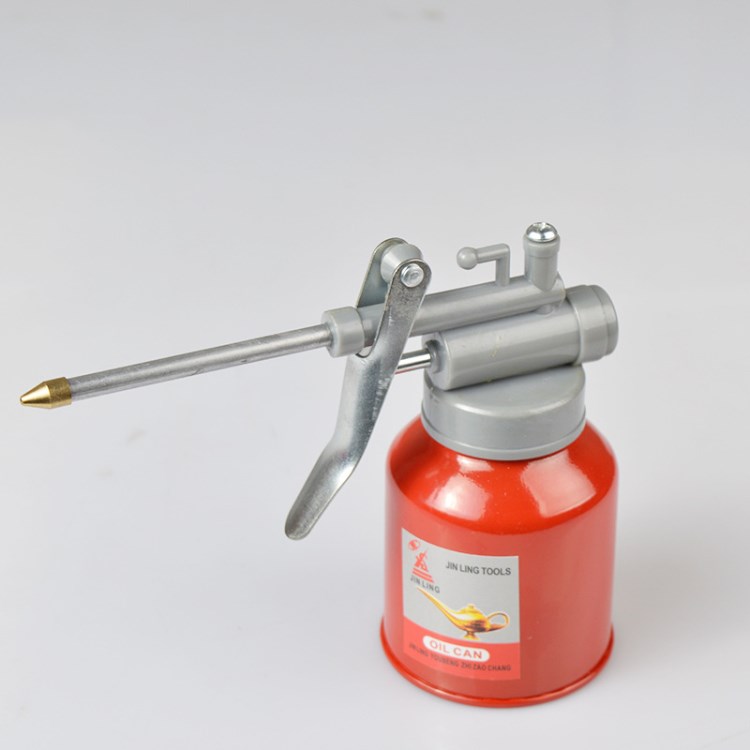 批發(fā)高壓透明機(jī)油壺350ml塑料軟管耐摔銅尖嘴注油器加油壺機(jī)油槍