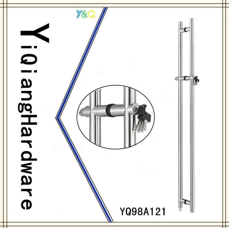 廠家批發(fā)不銹鋼執(zhí)手鎖 不銹鋼拉手鎖 酒店大門專用門鎖歐美精品
