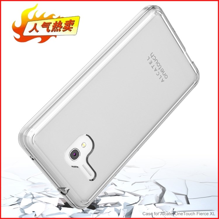 阿尔卡特Alcatel OneTouch Fierce XL亚克力TPU防刮花边框手机壳