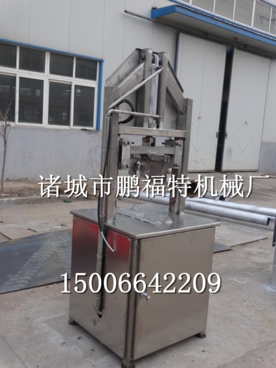 液壓式劈頭機|液壓式保留腦殼劈半機|液壓式劈豬牛羊頭劈半機