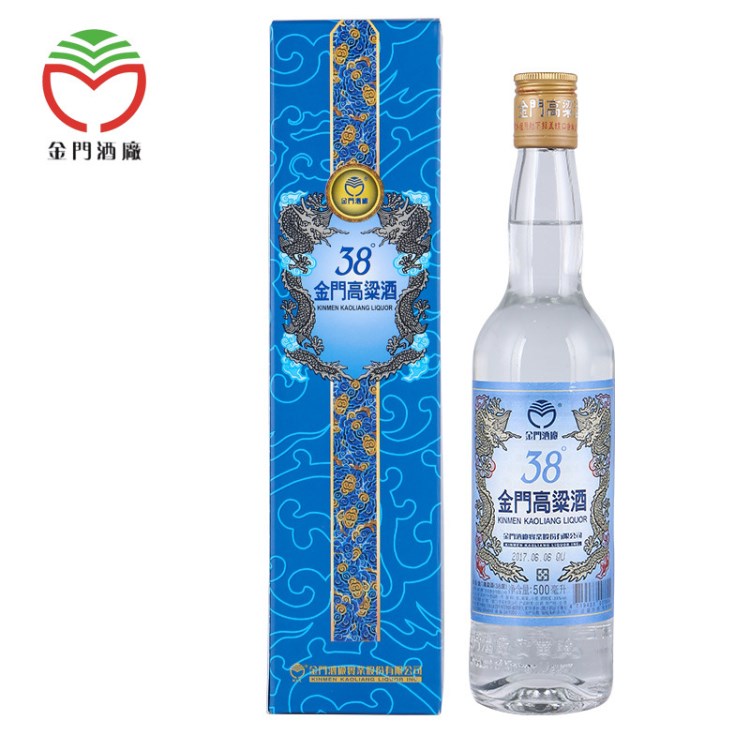 金門高粱酒藍(lán)龍500ml38度