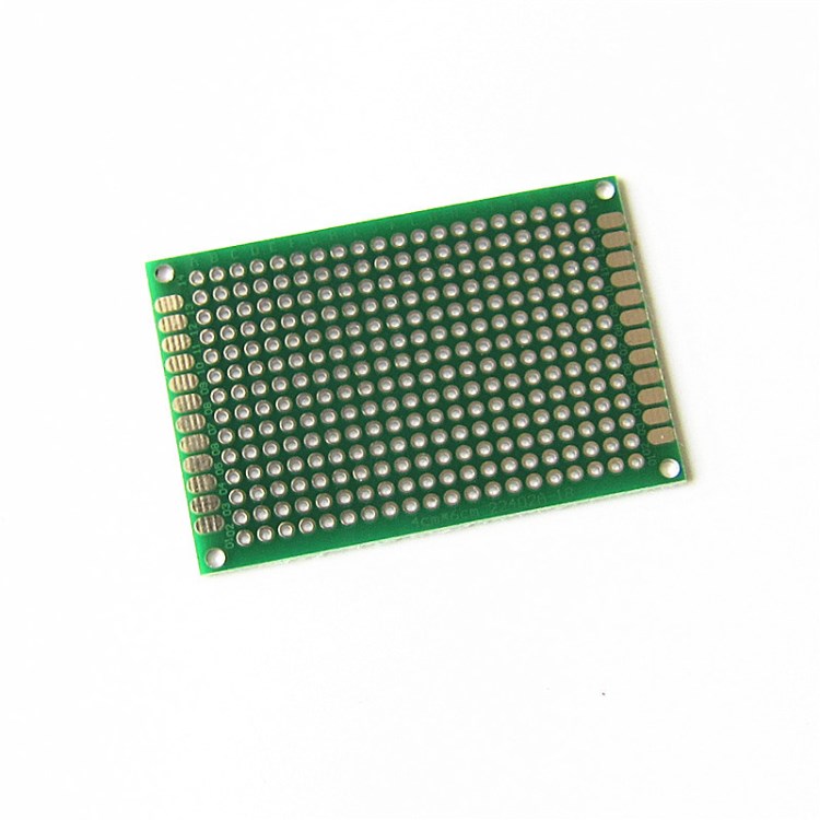 雙面噴錫板 2.54MM間距 4*6CM 洞洞 線路 PCB實驗板
