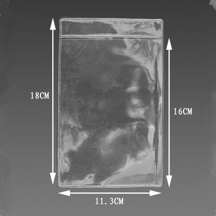 透明PVC塑料標(biāo)簽袋豎款帶孔證件卡套透明吊牌袋證件袋紙卡袋現(xiàn)貨