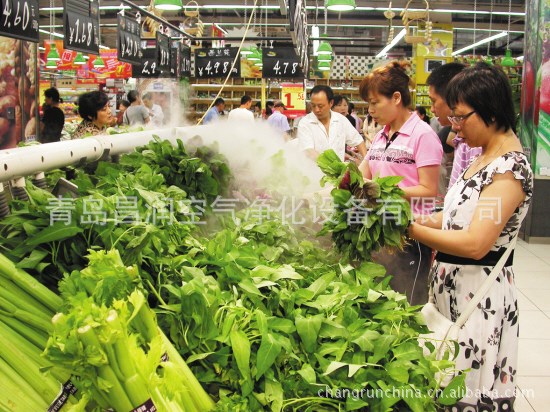 蔬菜保鲜加湿器  自动定时喷雾保鲜机 超市火锅自助餐专用造雾机