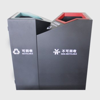 戶外垃圾桶 果皮箱 鋼木垃圾桶 環衛分類垃圾桶