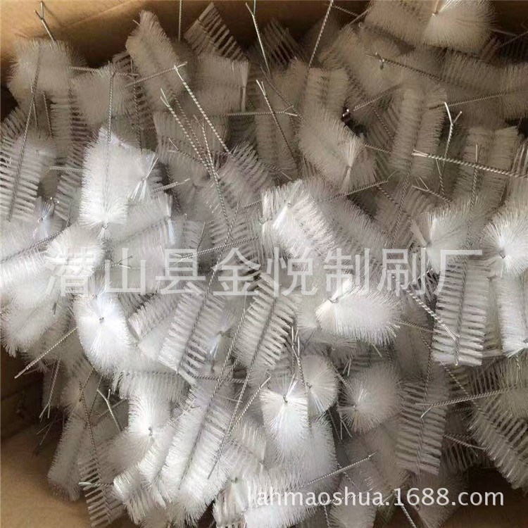 來樣定制各種棉線管道刷鋼絲銅絲刷 鋼絲輪彈簧刷輥 磨料絲刷