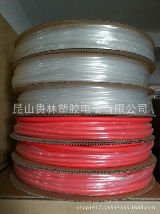 生產 聚偏氟乙烯 PVDF175度高溫透明 黑色熱縮管 耐化學腐蝕
