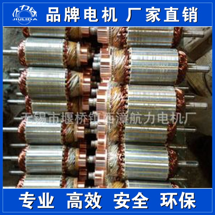 廠家直銷 久力達(dá)電機(jī)轉(zhuǎn)子24v300w-72v2000w 直流電動機(jī)配件