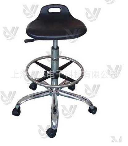 供應(yīng)PU發(fā)泡防靜電高臺(tái)椅 防靜電帶腳圈椅  防靜電可升降椅 工作椅