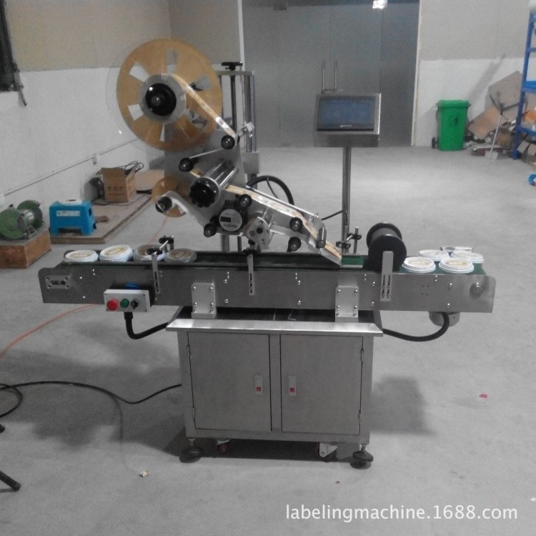 平面貼標機爆米花蓋子平面貼標機
