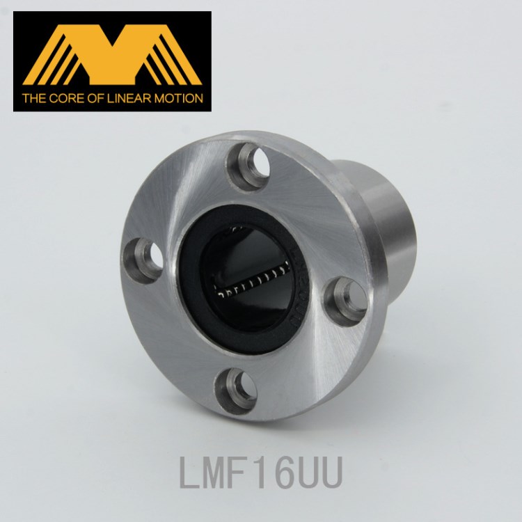 MYRIAD品牌盒装LMF16UU圆法兰型直线运动球轴承LMF16*28*37现货