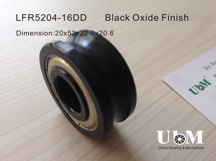 发黑滚轮LFR5204-16KDD、R5204-16ZZ轴承 防锈滚轮 产品