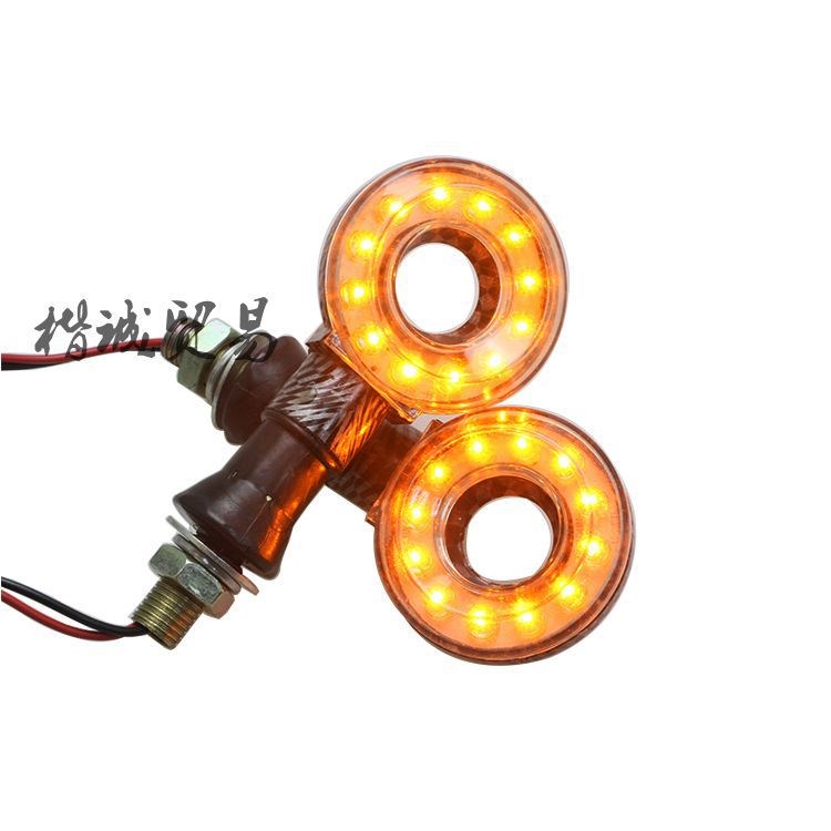 摩托車(chē)LED轉(zhuǎn)彎角燈 電動(dòng)摩托車(chē)配件廠家熱賣(mài) 轉(zhuǎn)向哈雷彩燈批發(fā)