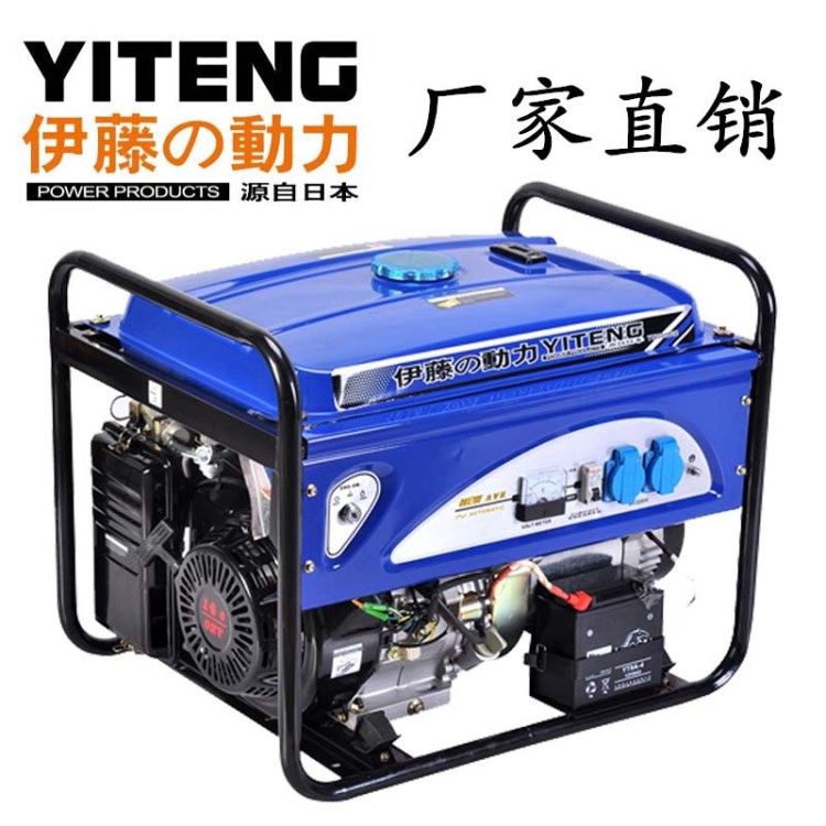 伊藤8KW汽油发电机YT8000DCS 日本8千瓦单三相汽油发电机380V