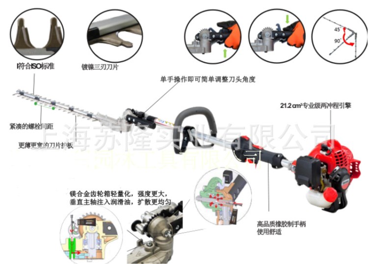 AHS-235S-LW 寬帶綠籬修剪機、新大華 Shindaiwa 寬帶綠籬剪