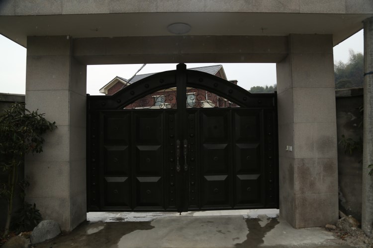防腐防銹鋁藝大門批發 庭院鐵藝門2015各式細款上市 可加工定制