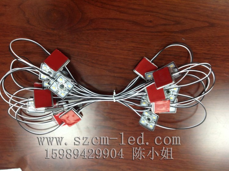 led廣告穿孔外露鐵殼防水食人魚(yú)四燈模組成都西寧烏魯木齊內(nèi)蒙