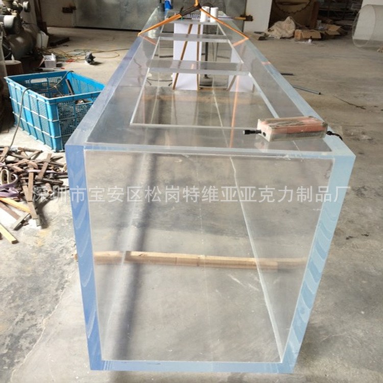 亞克力魚缸水族 長方形 酒店大廳 玻璃缸 觀賞 廠家定做